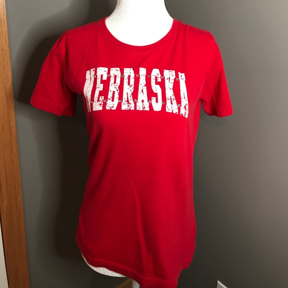 Husker’s T-shirt with rhinestones